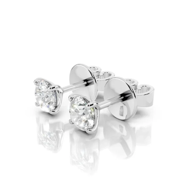 Пусеты с бриллиантами